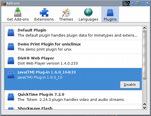 install java plugin firefox linux
